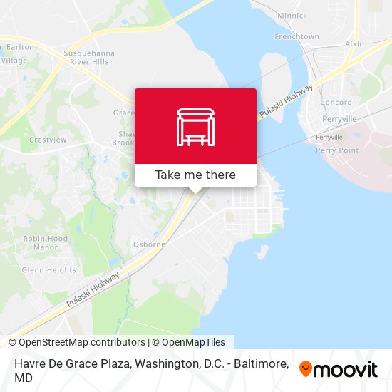 Mapa de Havre De Grace Plaza