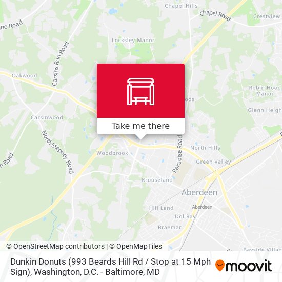 Dunkin Donuts (993 Beards Hill Rd / Stop at 15 Mph Sign) map