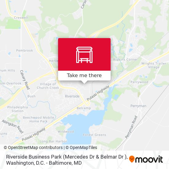 Mapa de Riverside Business Park (Mercedes Dr & Belmar Dr )