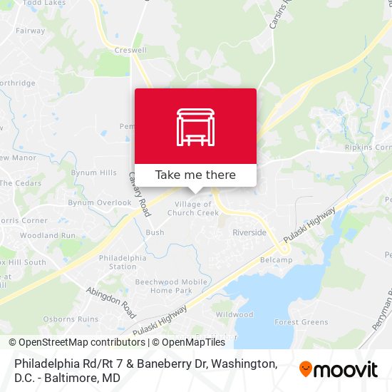 Mapa de Philadelphia Rd / Rt 7 & Baneberry Dr