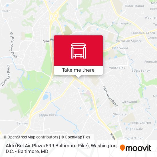 Aldi (Bel Air Plaza / 599 Baltimore Pike) map