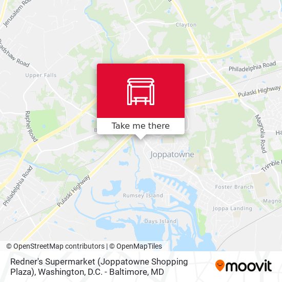 Mapa de Redner's Supermarket (Joppatowne Shopping Plaza)