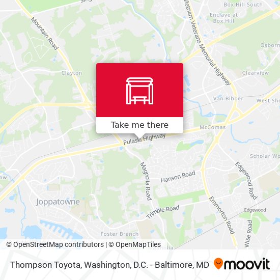 Thompson Toyota map