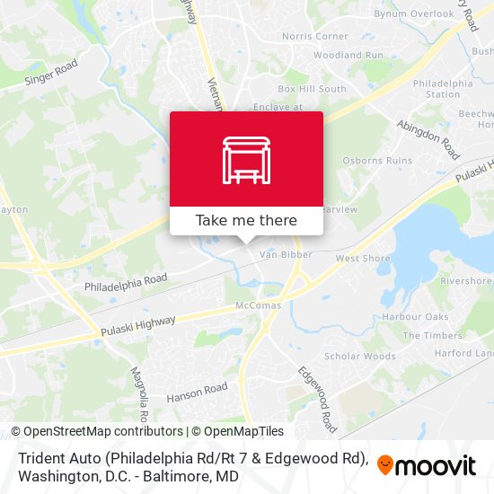 Trident Auto (Philadelphia Rd / Rt 7 & Edgewood Rd) map