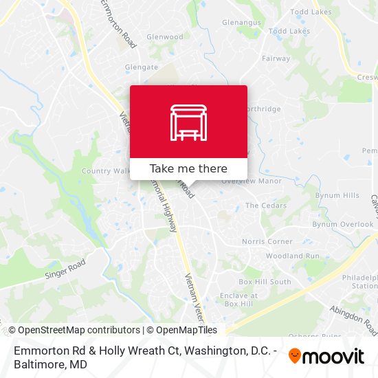 Emmorton Rd & Holly Wreath Ct map