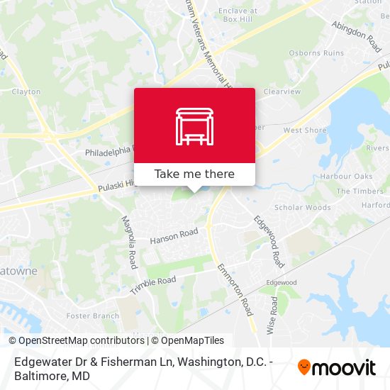 Mapa de Edgewater Dr & Fisherman Ln