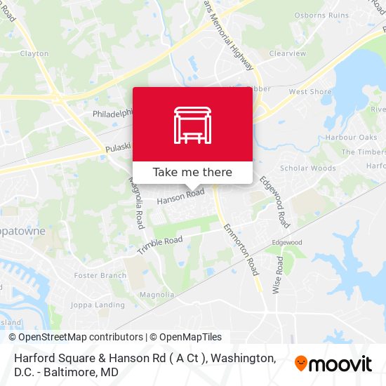 Mapa de Harford Square & Hanson Rd ( A Ct )