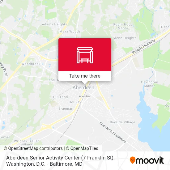 Aberdeen Senior Activity Center (7 Franklin St) map