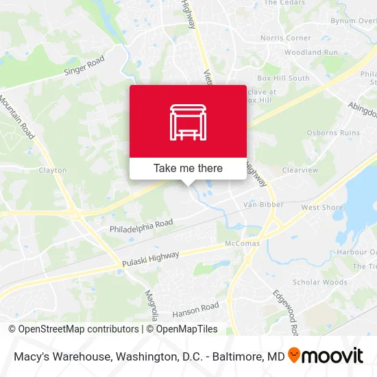 Macy's Warehouse map