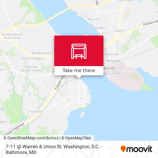 7-11 @ Warren & Union St map