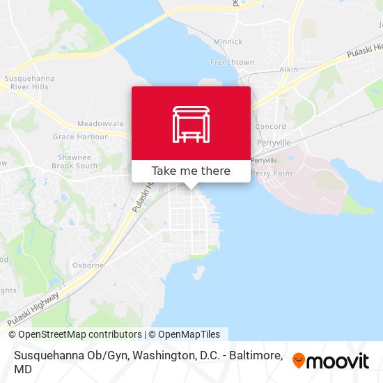 Susquehanna Ob/Gyn map