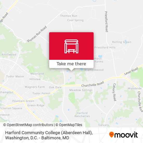 Mapa de Harford Community College (Aberdeen Hall)