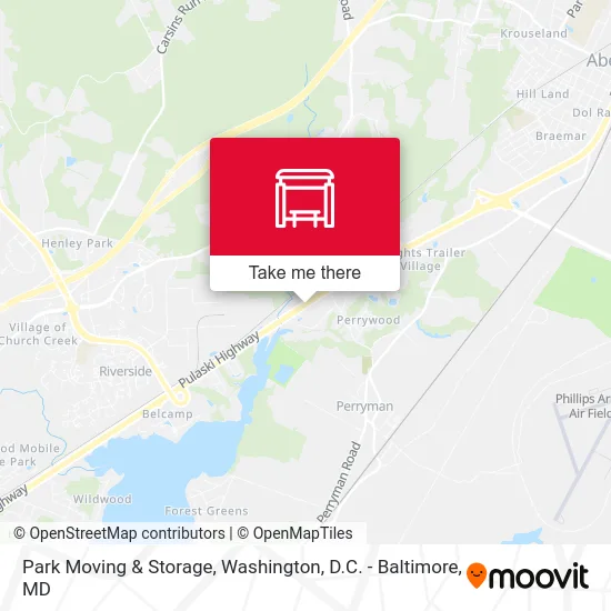 Park Moving & Storage map