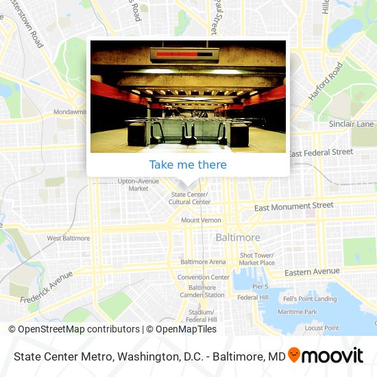 Mapa de State Center Metro