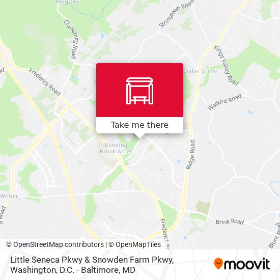 Mapa de Little Seneca Pkwy & Snowden Farm Pkwy