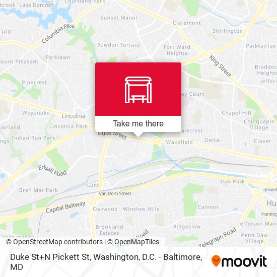 Mapa de Duke St+N Pickett St