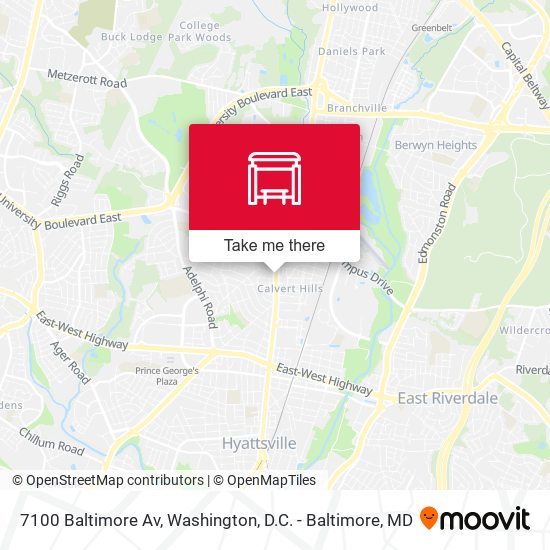 7100 Baltimore Av map
