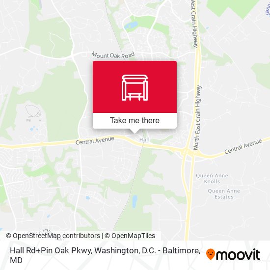 Mapa de Hall Rd+Pin Oak Pkwy