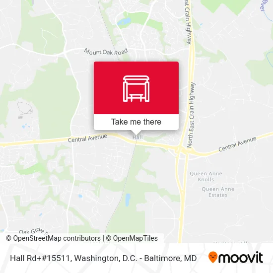 Hall Rd+#15511 map