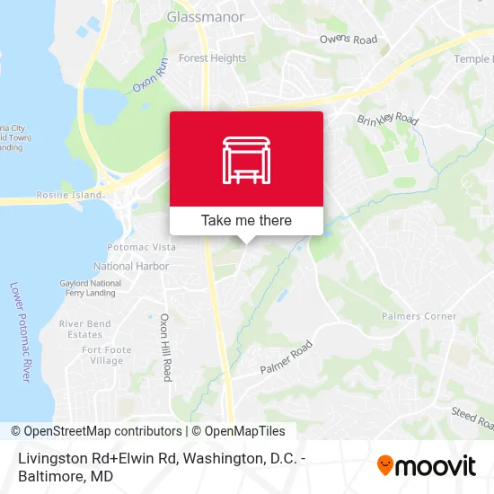 Livingston Rd+Elwin Rd map