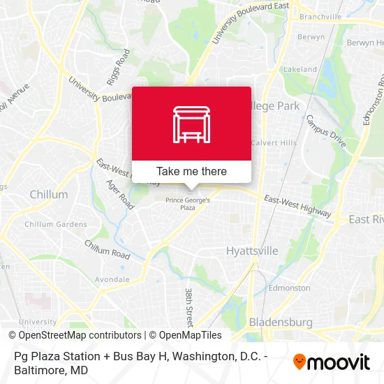 Pg Plaza Station + Bus Bay H map