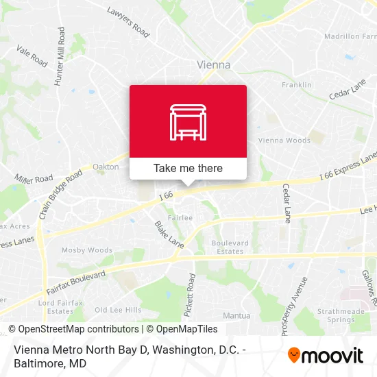 Vienna Metro North Bay D map