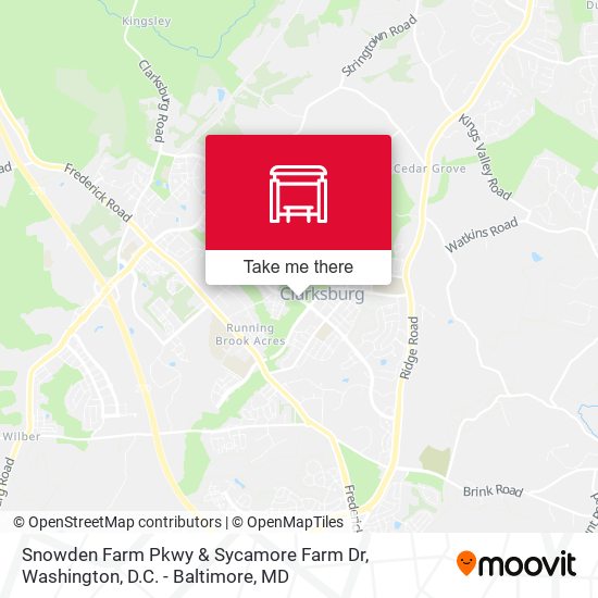 Snowden Farm Pkwy & Sycamore Farm Dr map
