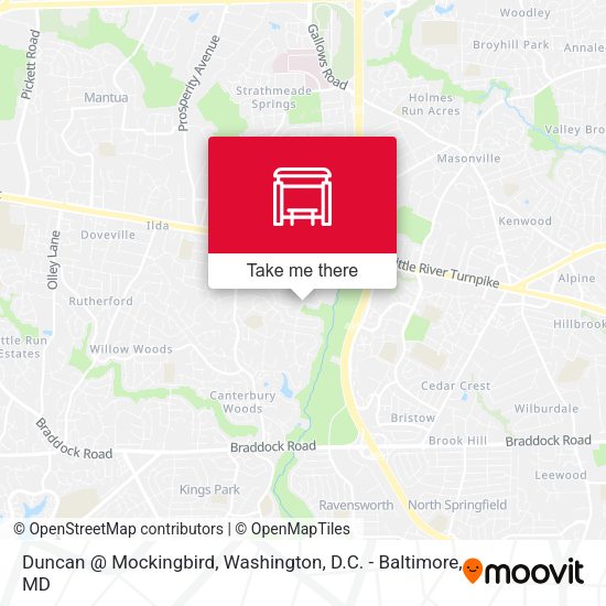 Duncan @ Mockingbird map