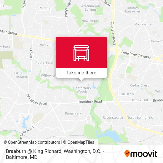 Braeburn @ King Richard map
