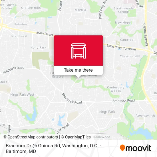 Braeburn Dr @ Guinea Rd map