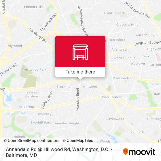 Annandale Rd @ Hillwood Rd map