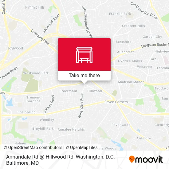 Annandale Rd @ Hillwood Rd map