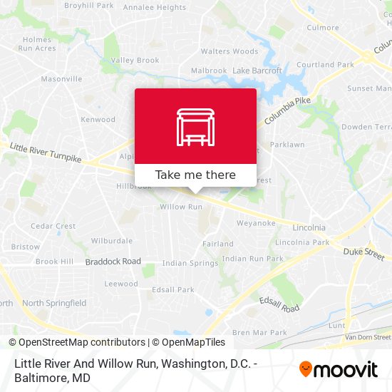 Mapa de Little River And Willow Run