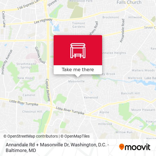 Mapa de Annandale Rd + Masonville Dr