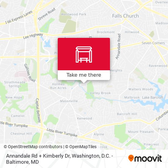 Mapa de Annandale Rd + Kimberly Dr