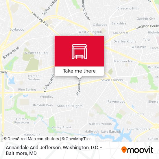 Annandale And Jefferson map