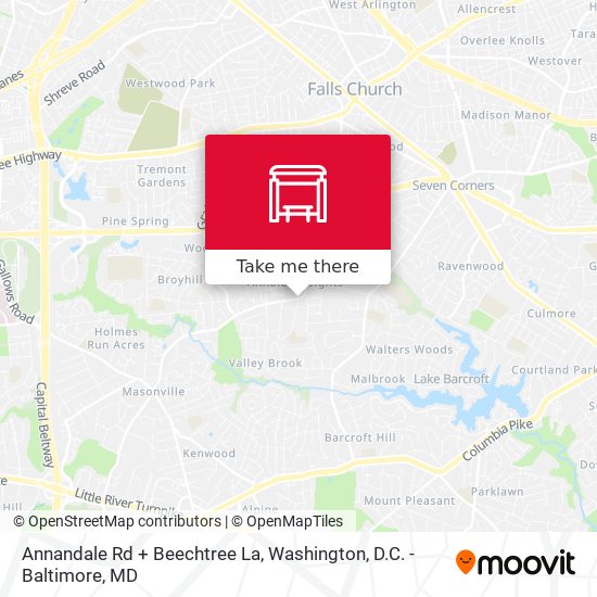 Mapa de Annandale Rd + Beechtree La