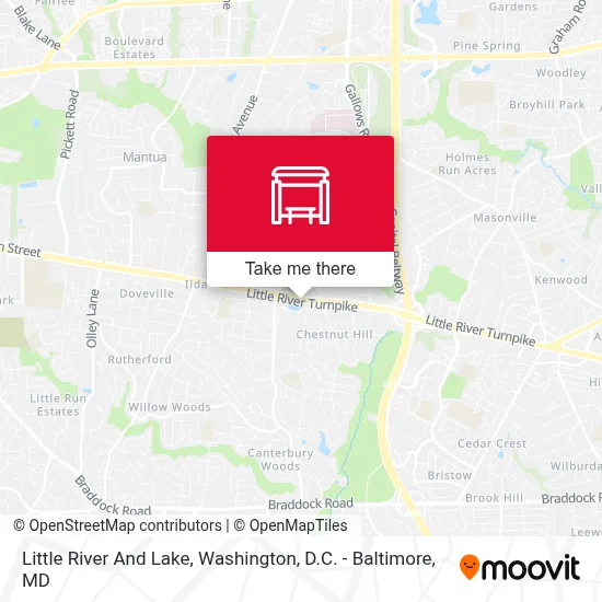 Little River And Lake map