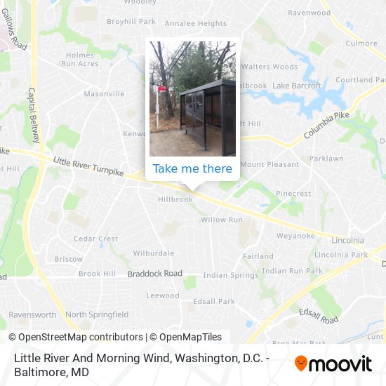 Mapa de Little River And Morning Wind
