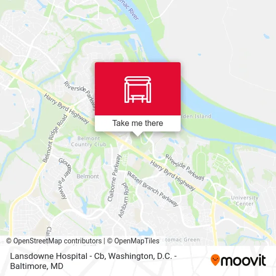 Lansdowne Hospital - Cb map