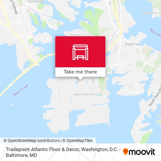 Tradepoint Atlantic Floor & Decor map