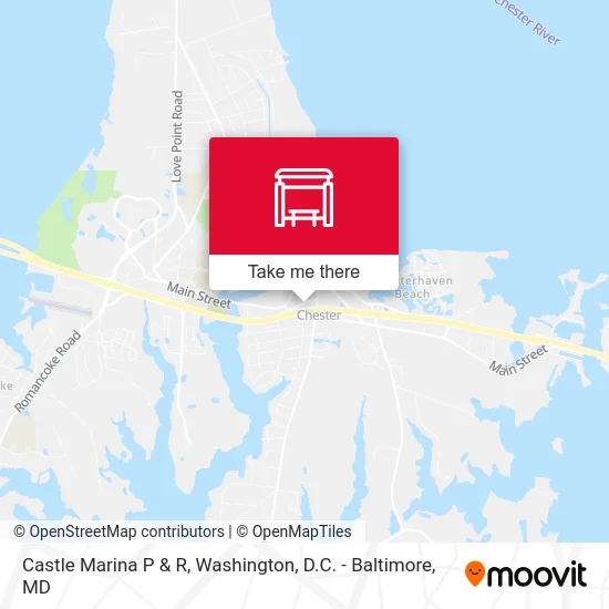 Castle Marina P & R map