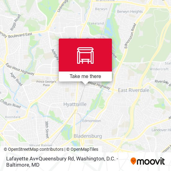 Lafayette Av+Queensbury Rd map