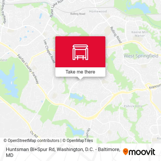 Huntsman Bl+Spur Rd map