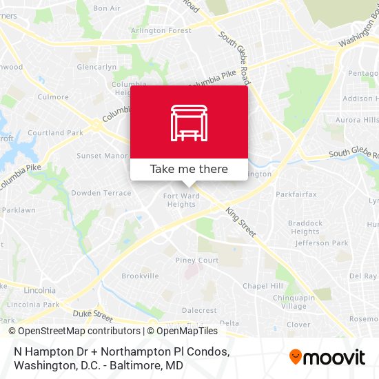 Mapa de N Hampton Dr + Northampton Pl Condos