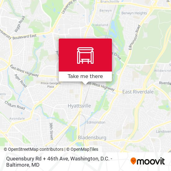 Mapa de Queensbury Rd + 46th Ave