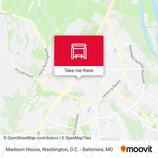 Madison House map