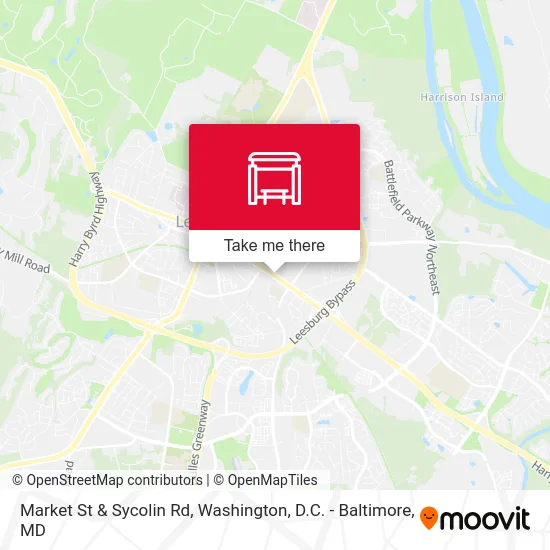 Market St & Sycolin Rd map
