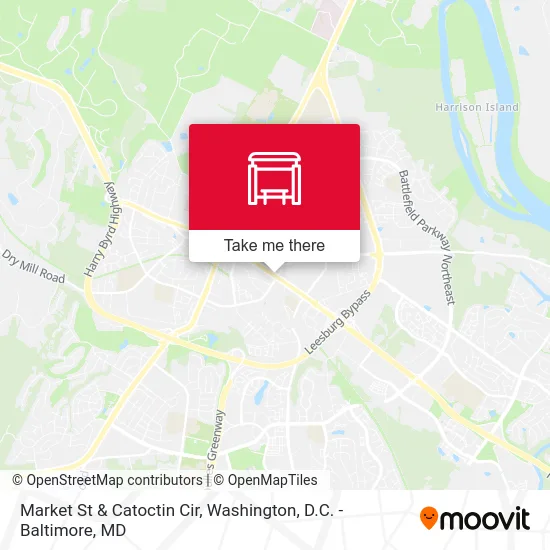 Market St & Catoctin Cir map