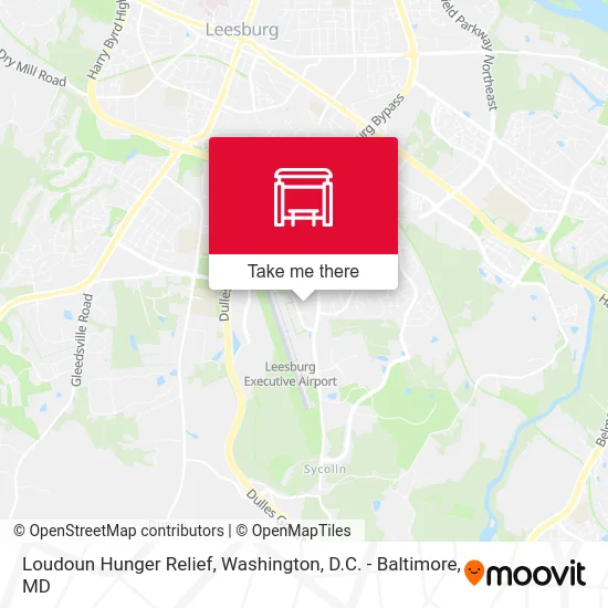 Loudoun Hunger Relief map